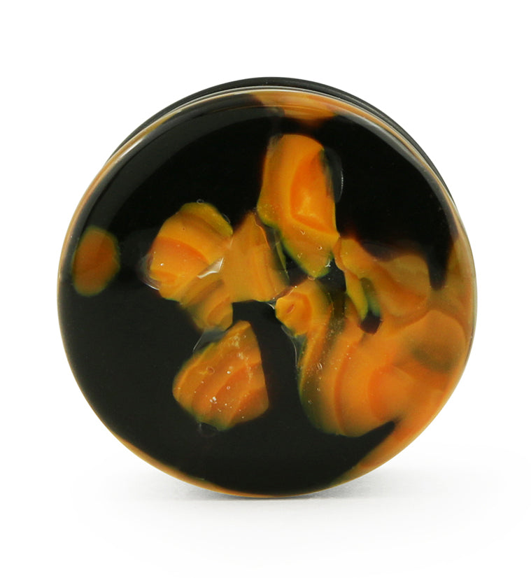 Reef Orange Glass Plugs