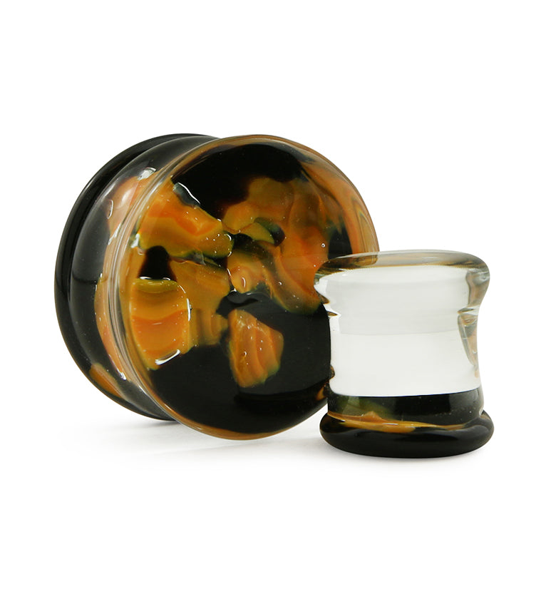 Reef Orange Glass Plugs