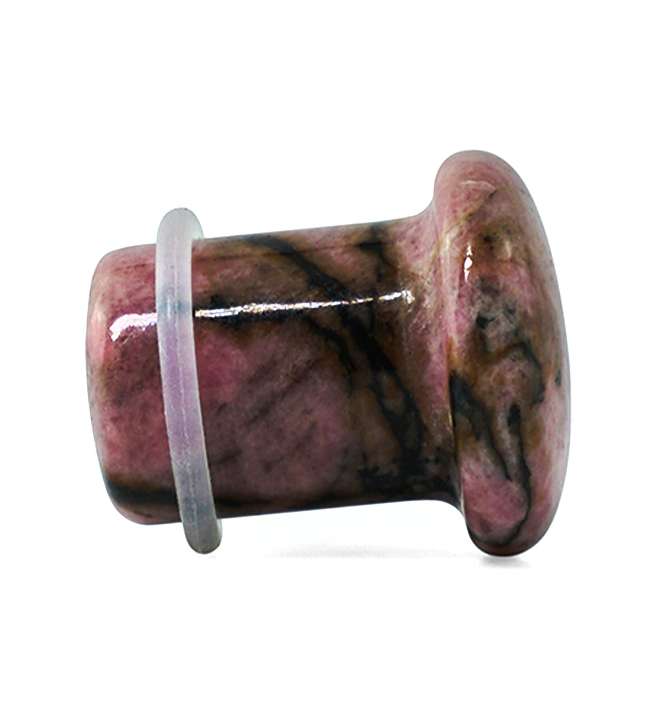 Rhodonite Stone Plugs - Single Flare