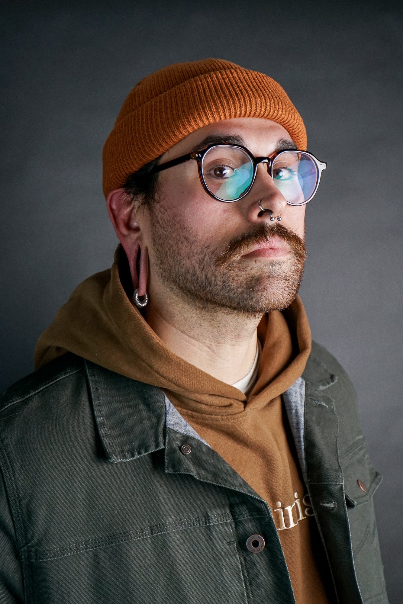 Rivel White Brass Hinged Ear Weights