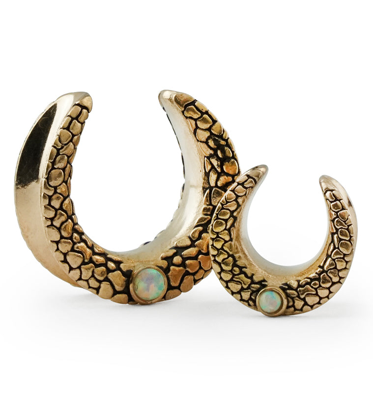 Rose Gold Opalite Osteo Stainless Steel Saddles