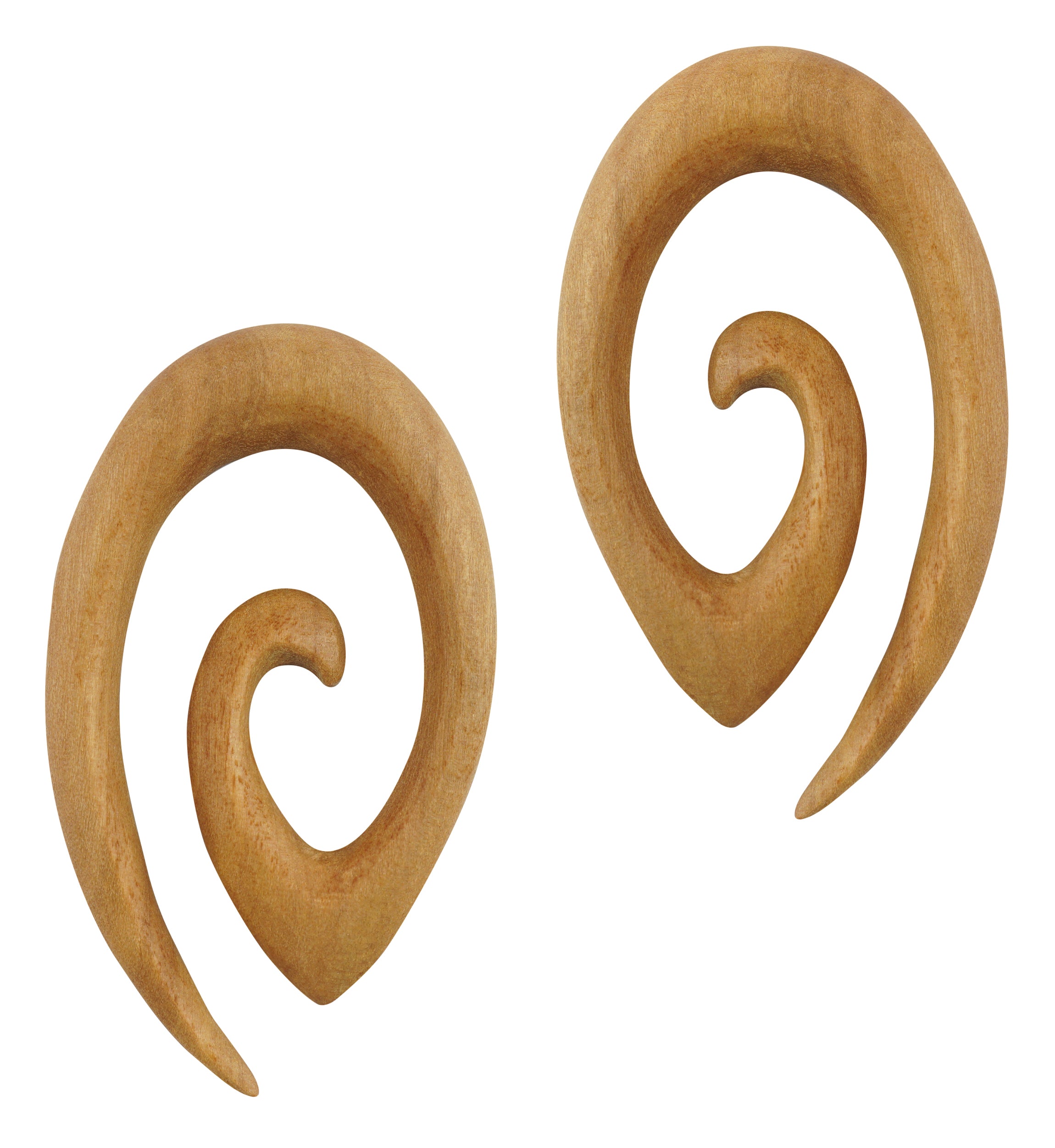 Saba Wood Oval Spirals