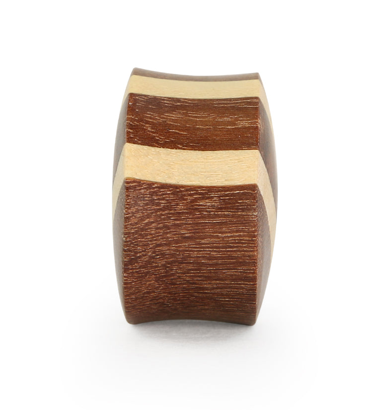 Saba Wood Striped Plugs