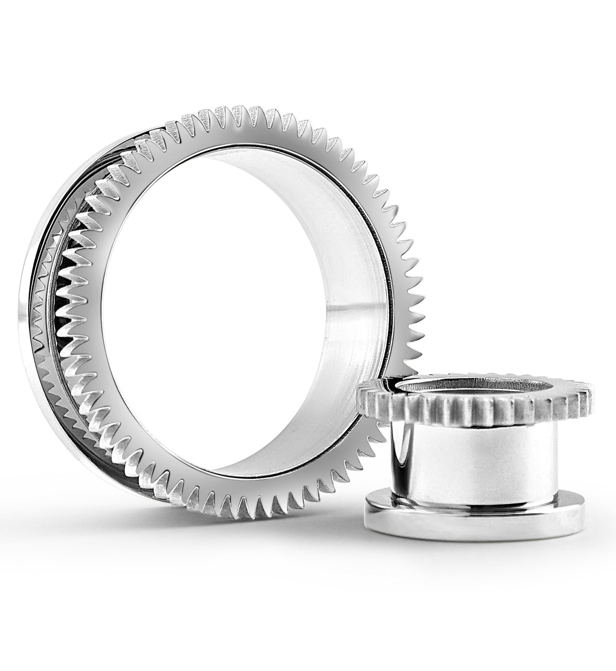 Set Da 8 Espansori/tunnel E Labret In Acciaio Inox Da 6mm, Donna/uomo, Cupimatch, Con Chiusura A Vite