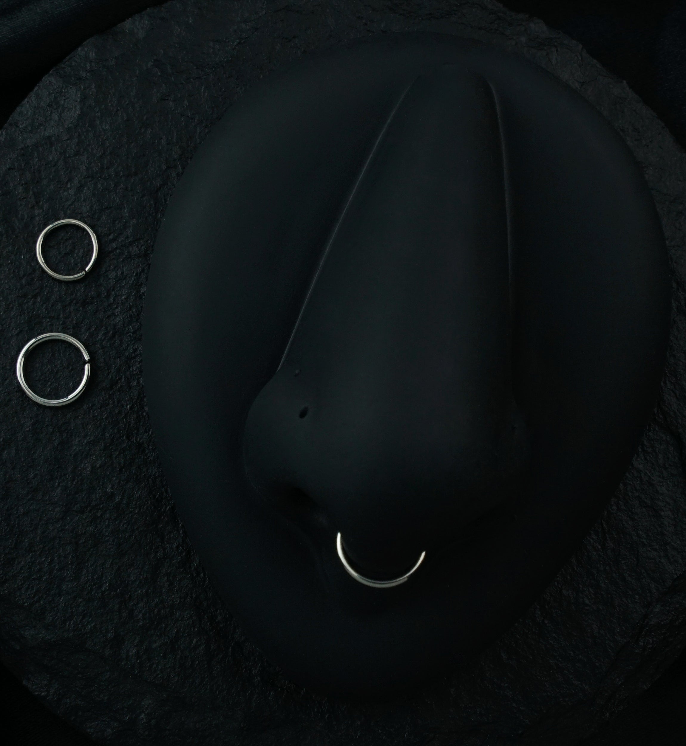 Seamless Titanium Hoop Ring