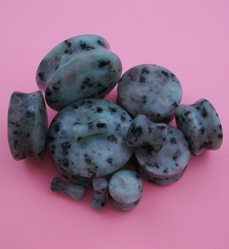 Sesame Jasper Stone Plugs