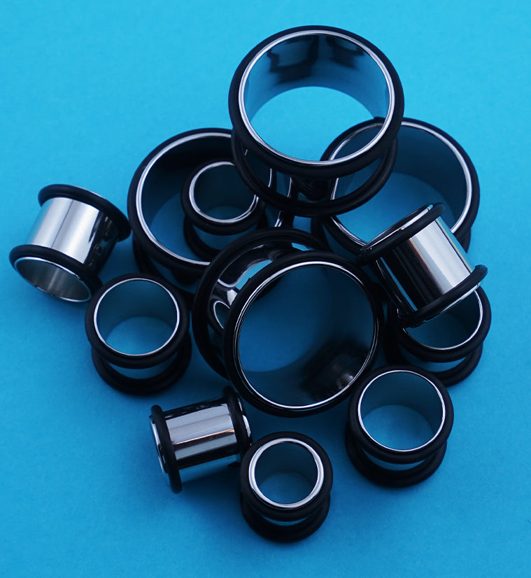 Simple Stainless Steel Ear Tunnels