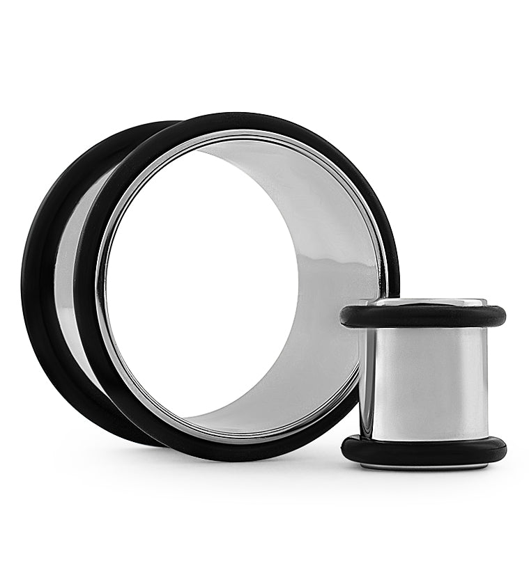 Simple Stainless Steel Ear Tunnels