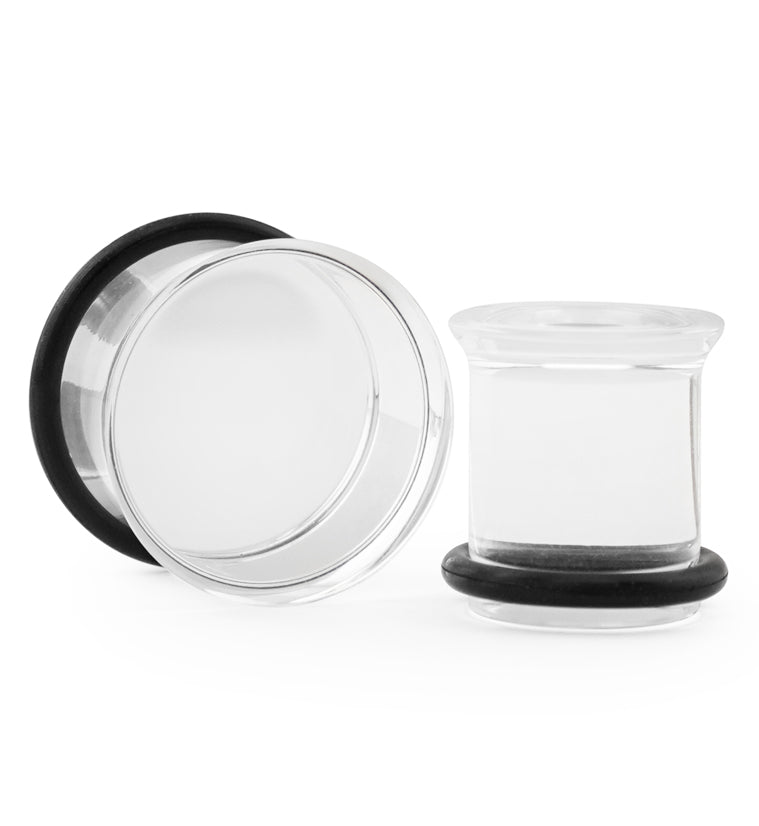 Clear Single Flare Plugs