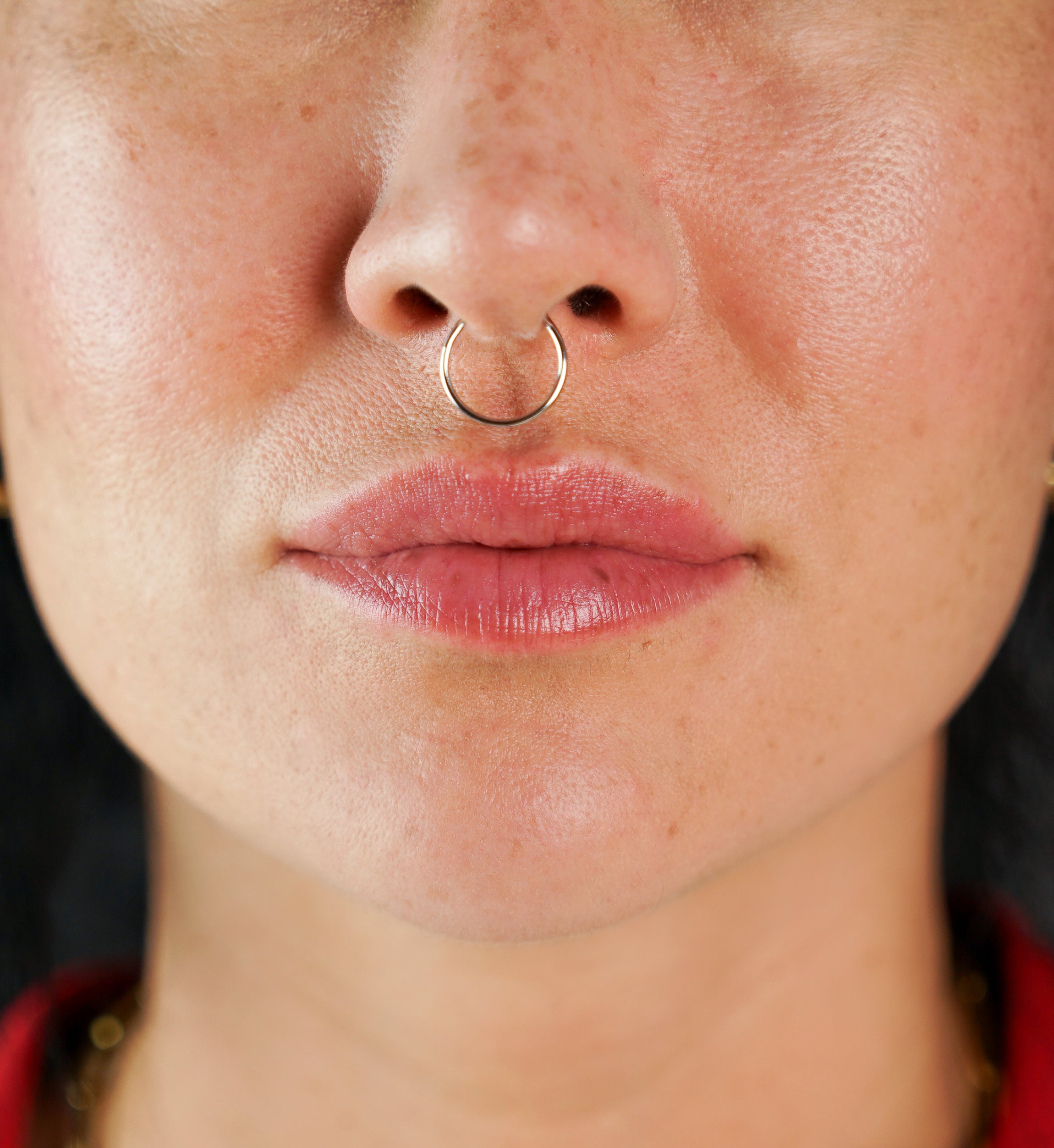 Single Hoop Stainless Steel Fake Septum Ring