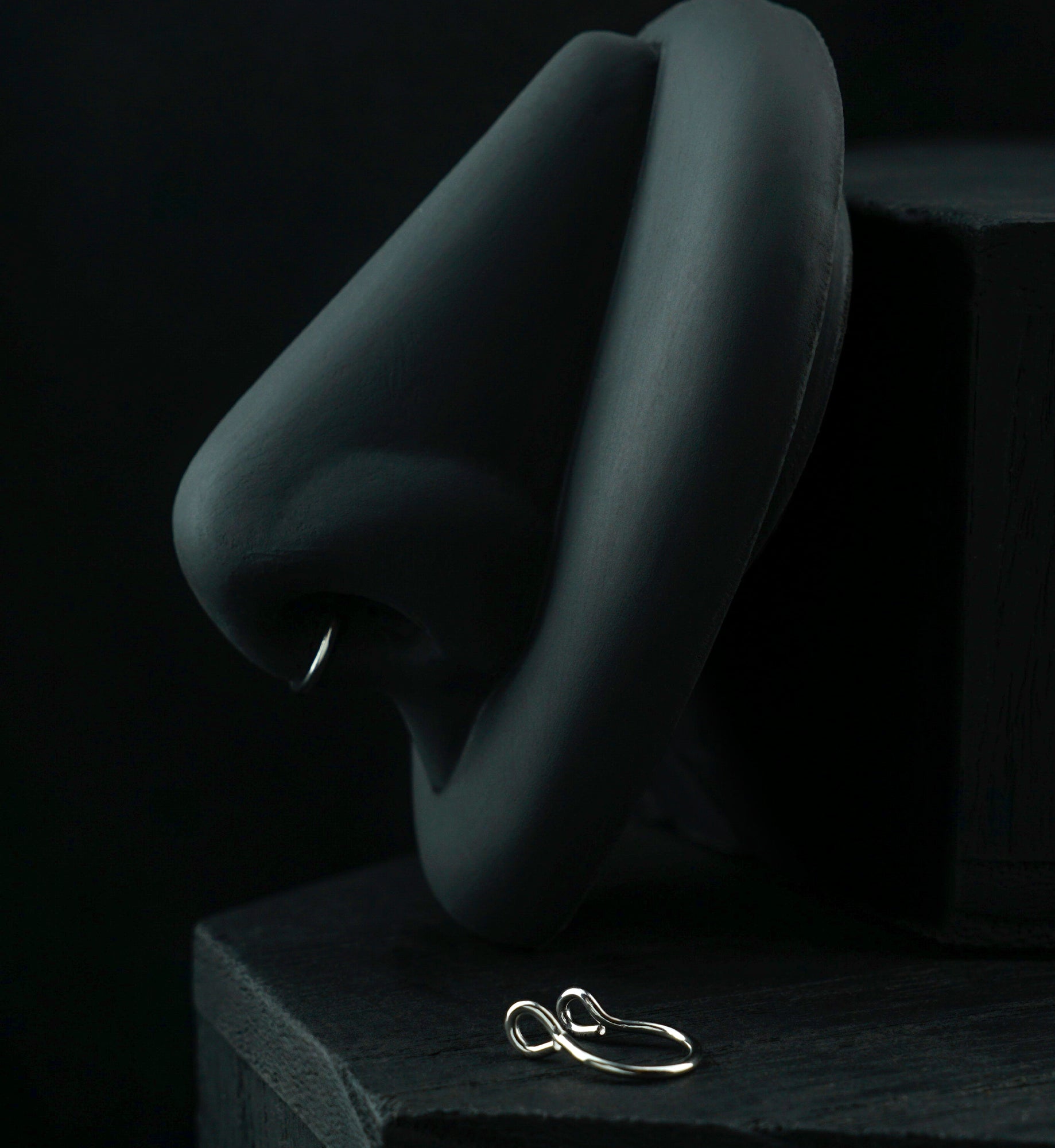 Single Hoop Stainless Steel Fake Septum Ring