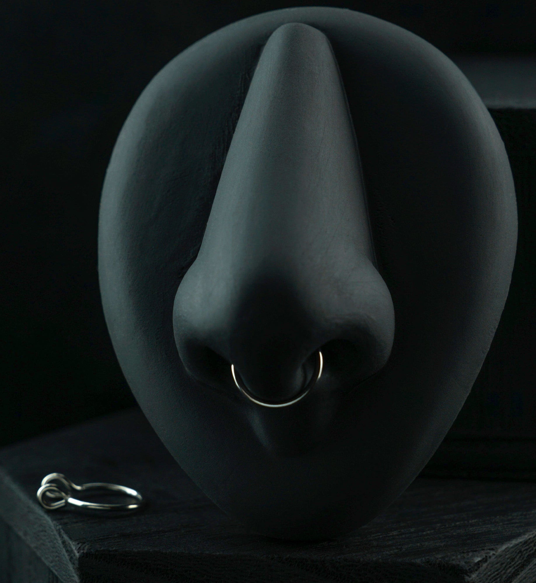 Single Hoop Stainless Steel Fake Septum Ring