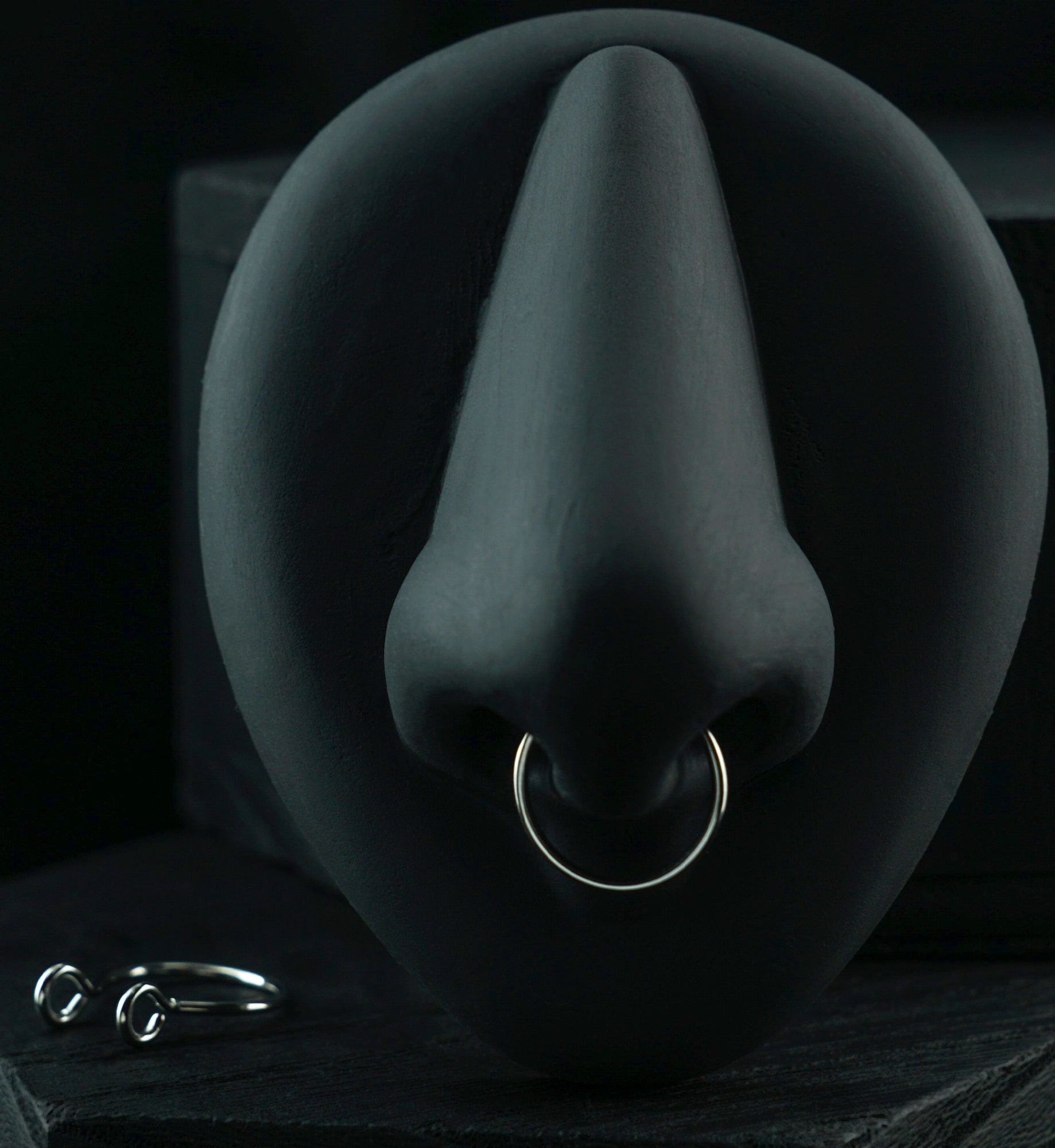 Single Hoop Stainless Steel Fake Septum Ring