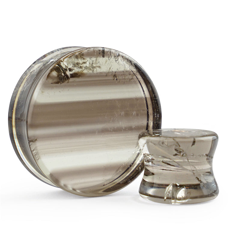 Smokey Quartz Stone Plugs