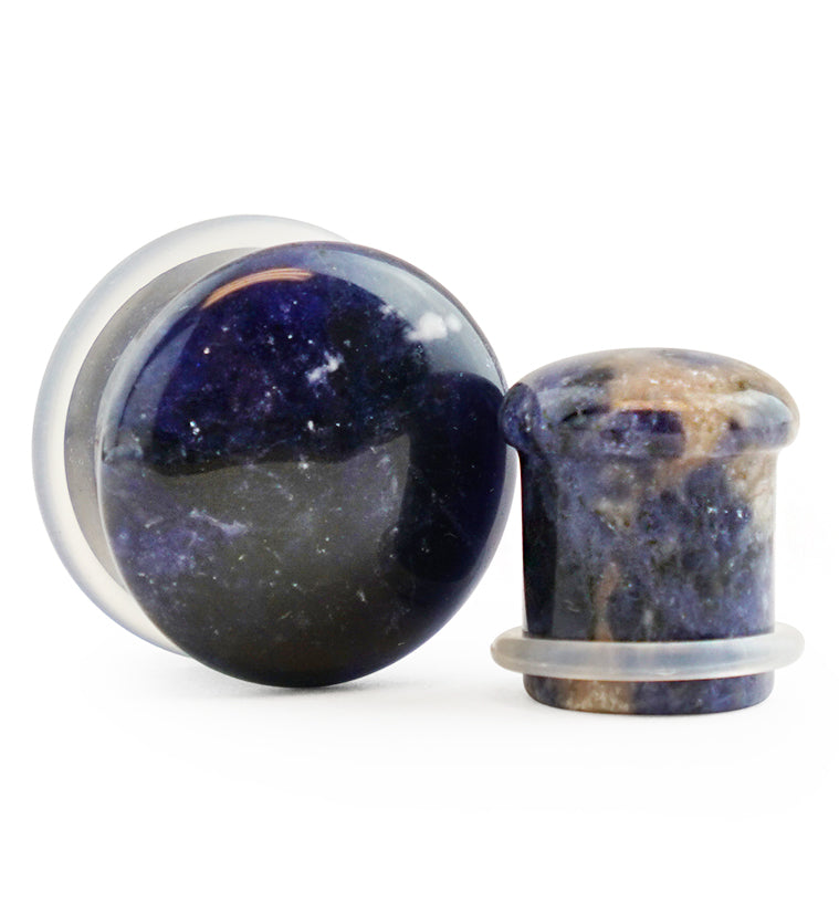 Sodalite Stone Plugs - Single Flare