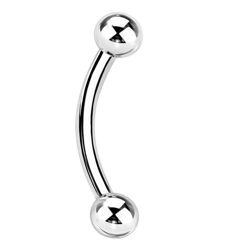 Stainless Steel Curved Barbell