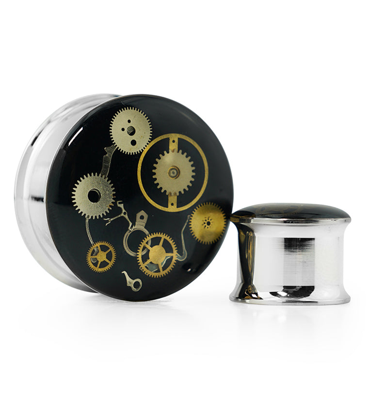 Steel Steampunk Plugs