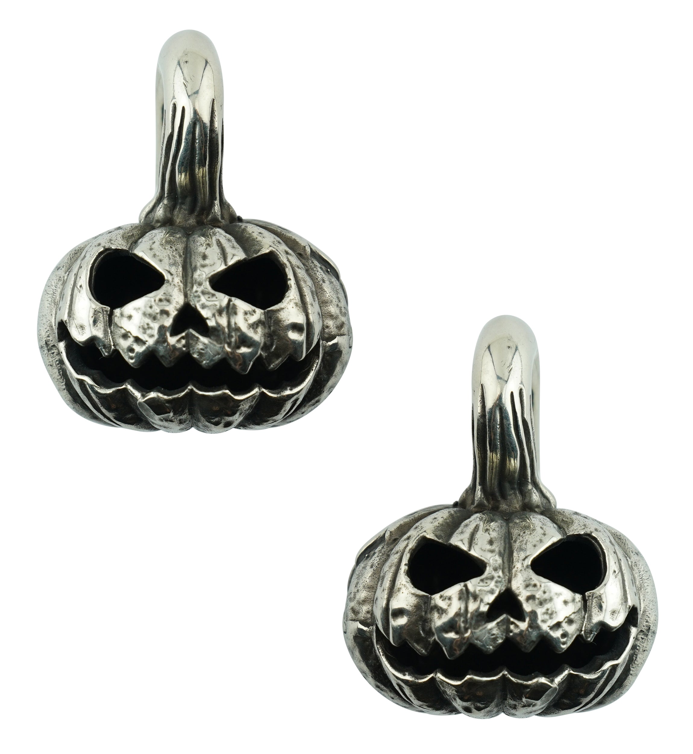 Stingy Jack White Brass Ear Weights