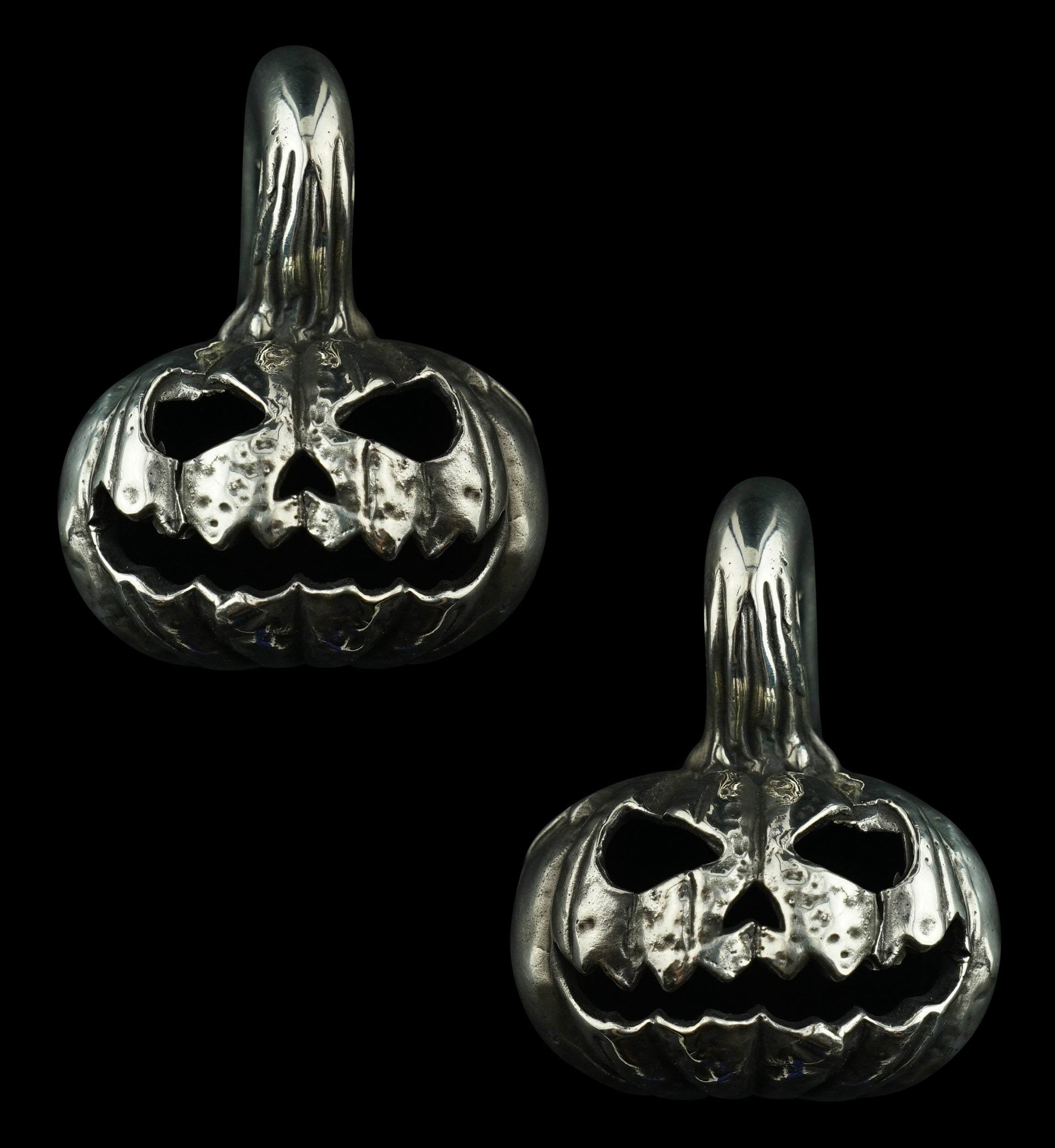 Stingy Jack White Brass Ear Weights