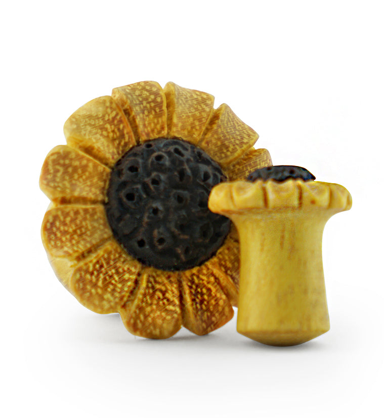 Grand Sunflower Wood Plugs