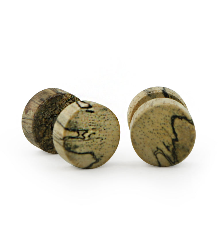 Tamarind Wood Fake Gauge Plugs