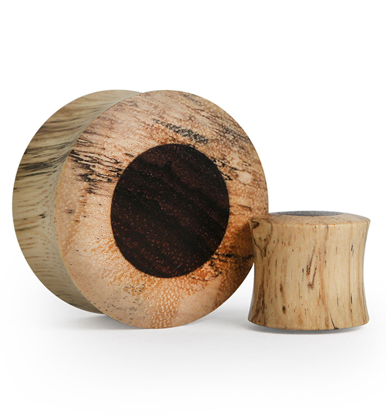 Tamarind Wood Plugs With Sono Wood Inlay