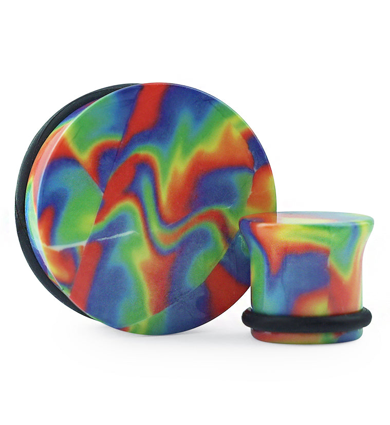 Hippie Tie Dye Plugs