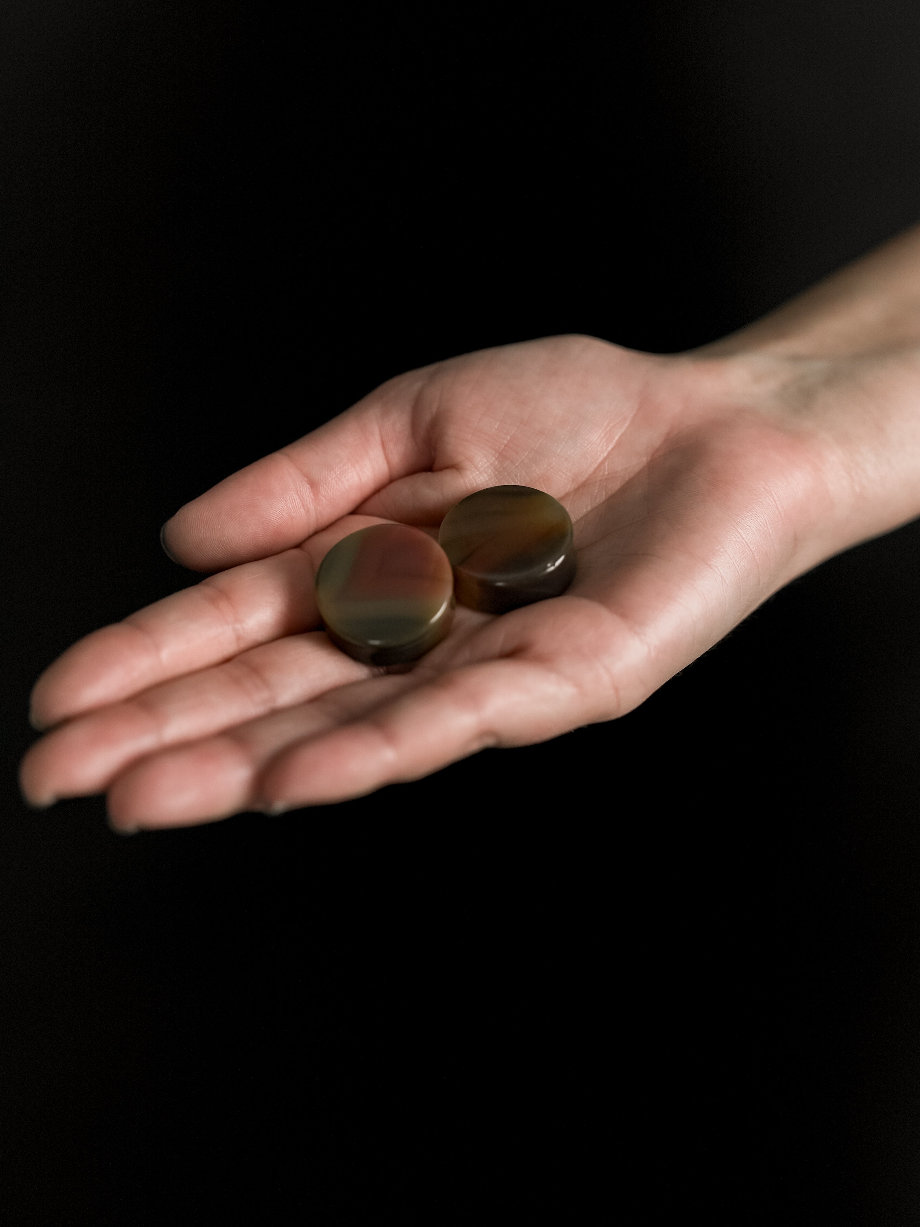 Timor Agate Stone Plugs