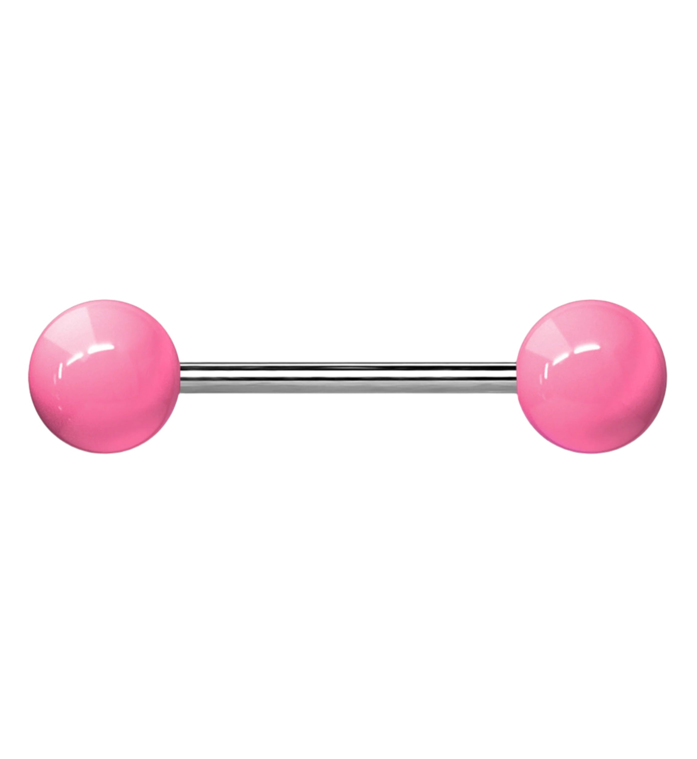 Titanium Color Ball Barbell