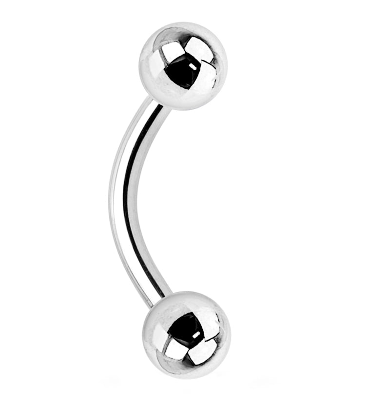 Titanium Curved Barbell