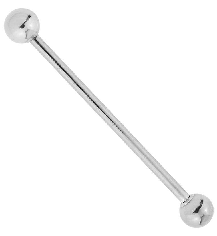 Titanium Internally Threaded Industrial Barbell