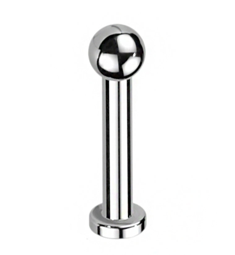 Titanium Flatback Labret Stud