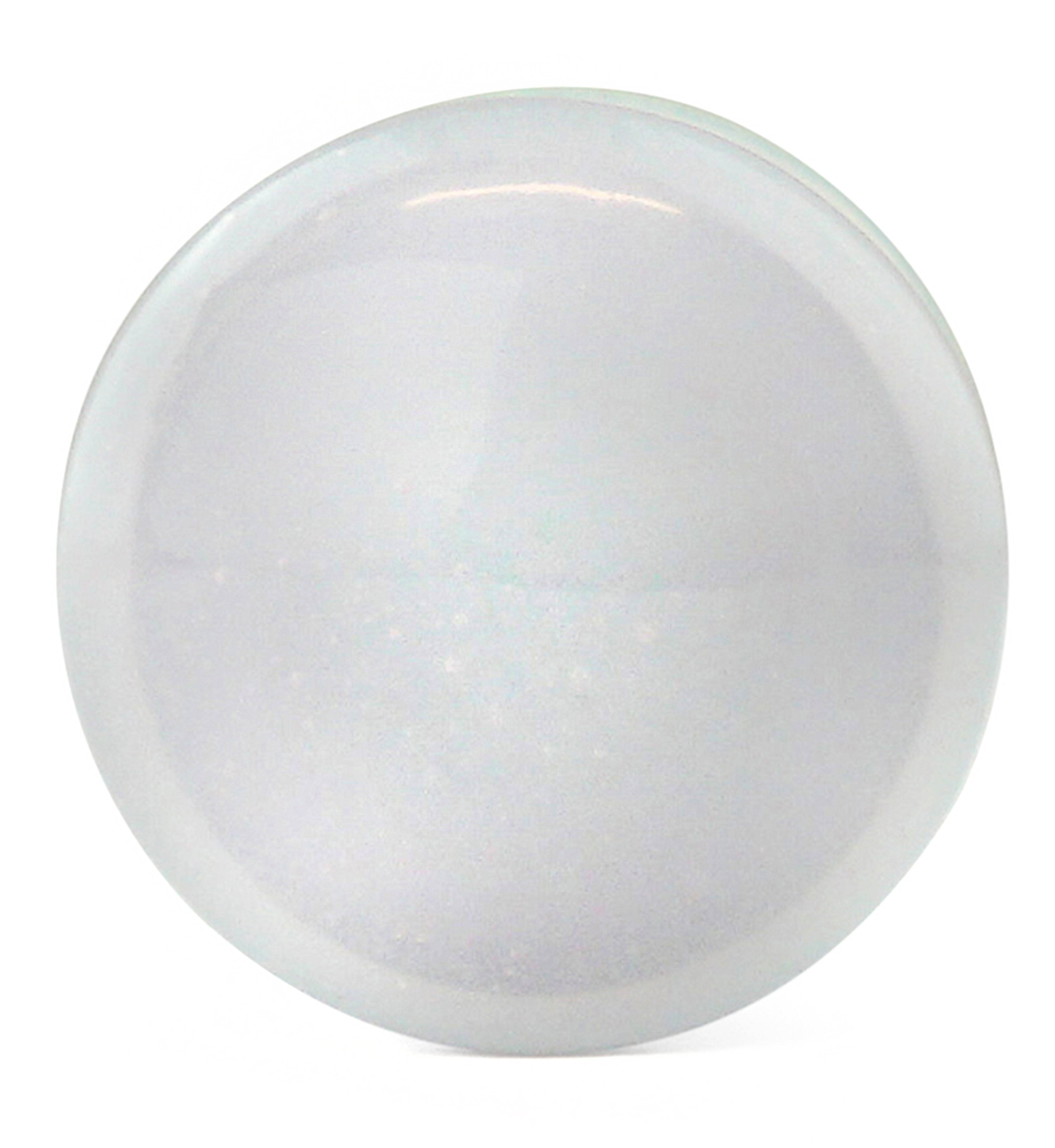 Translucent Pink Color Front Single Flare Glass Plugs