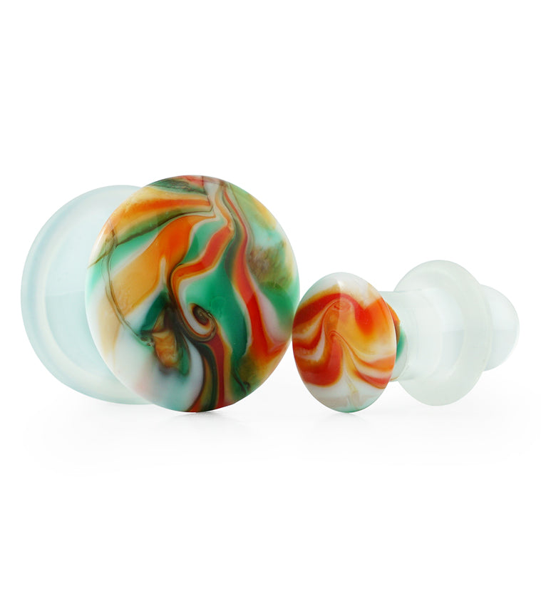 Tropical Haze Single Flare Glass Plugs