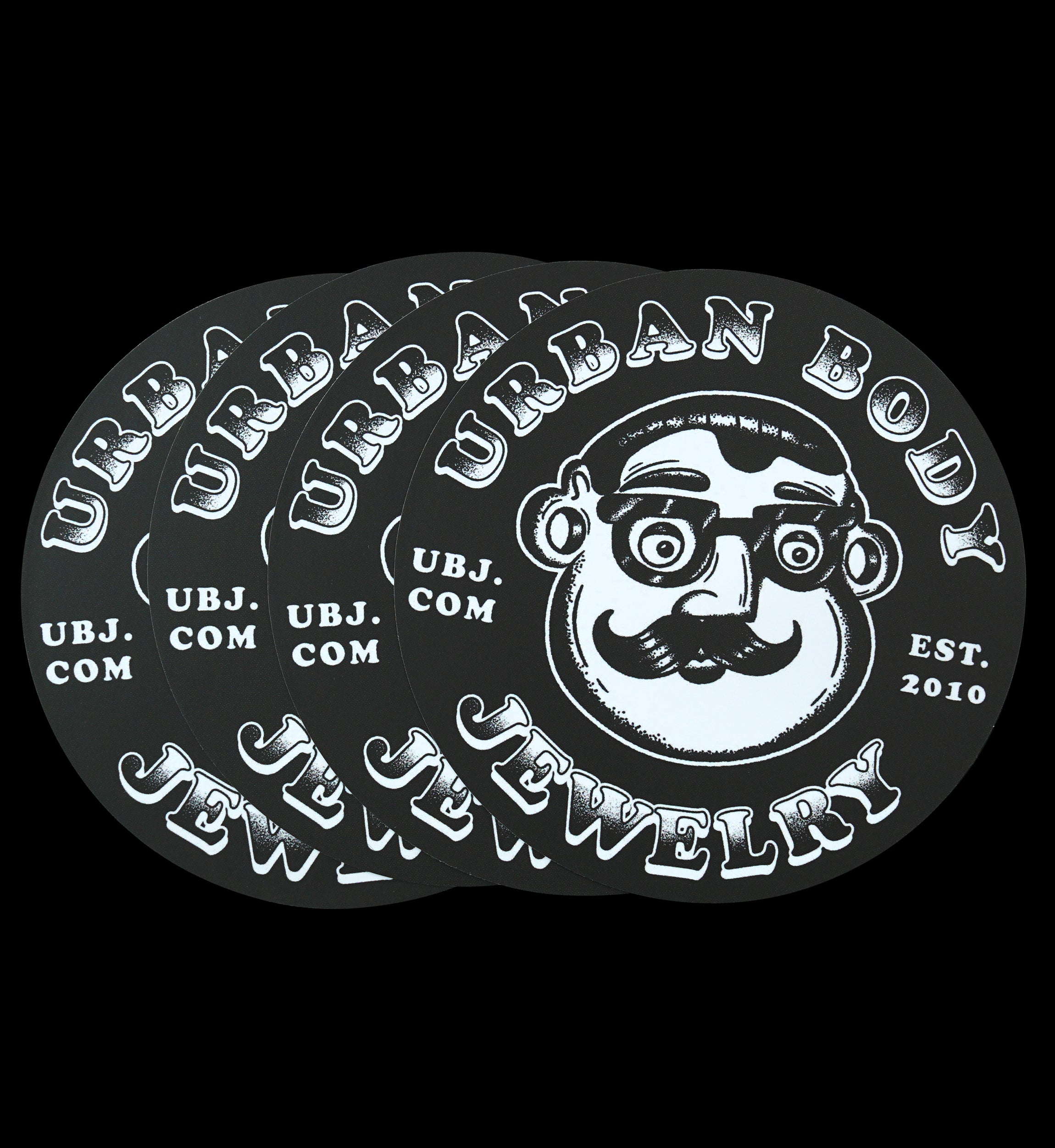 Vintage Plug Dude Sticker Pack (4 pack)