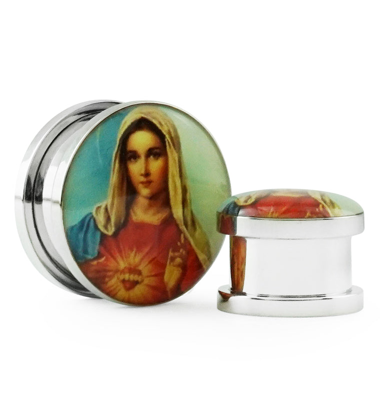 Virgin Mary Steel Plugs