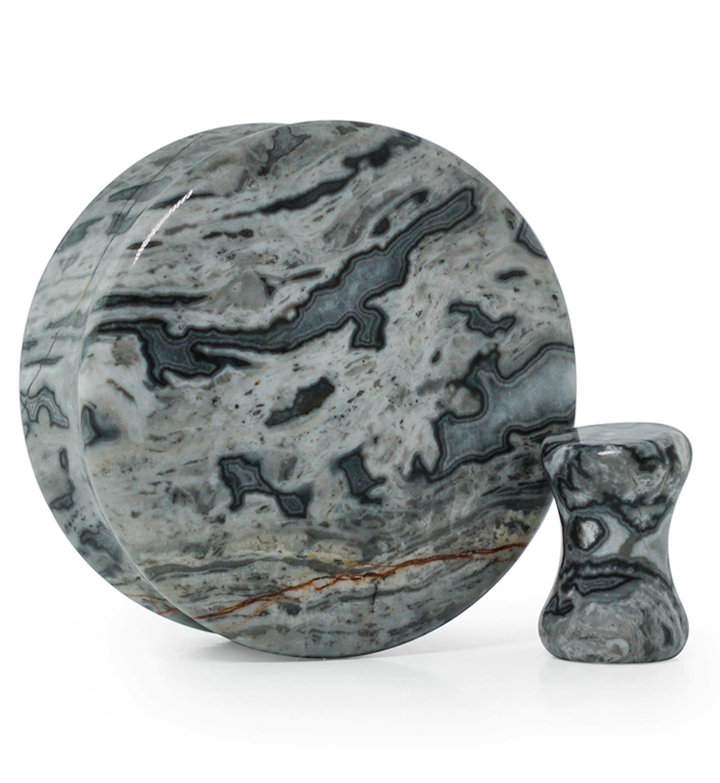 Wave Jasper Stone Plugs