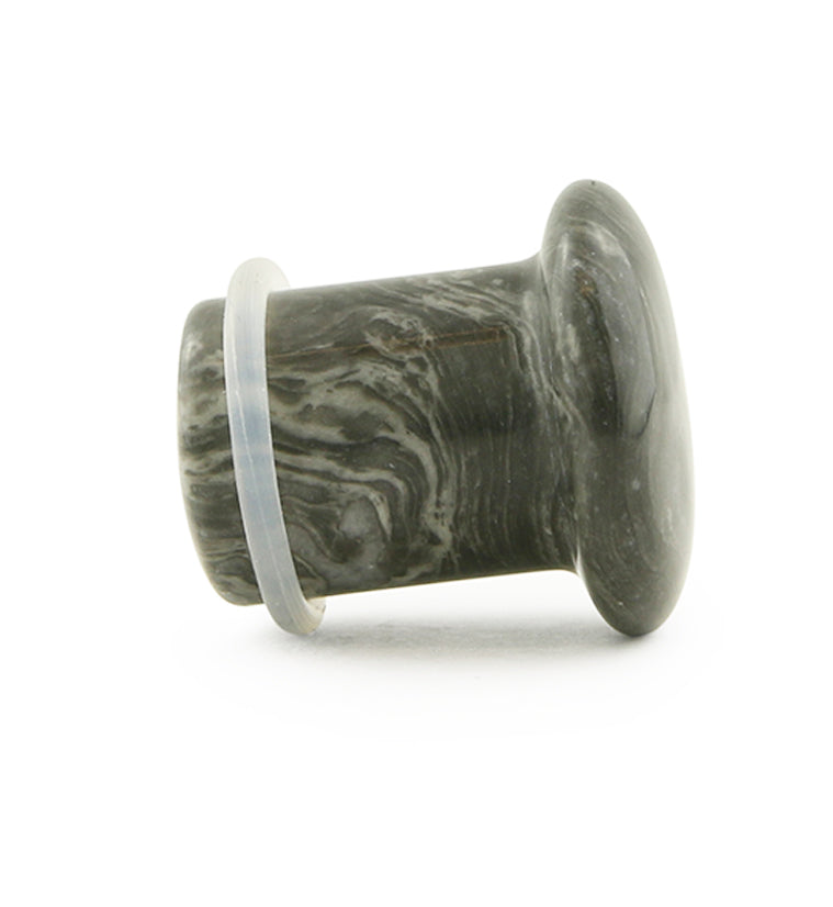 Wave Jasper Stone Plugs - Single Flare