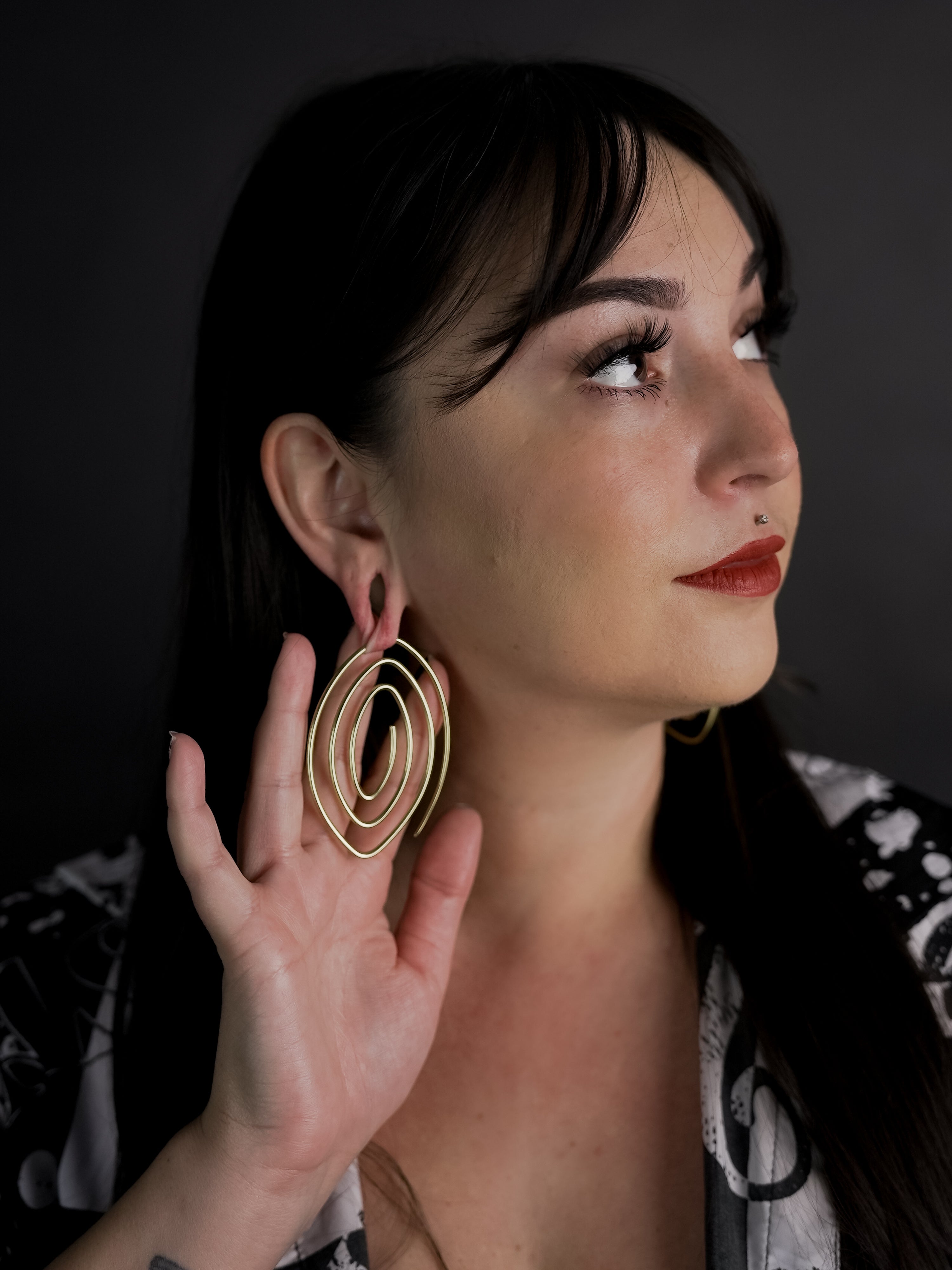 Whirl Brass Ear Weights / Hangers