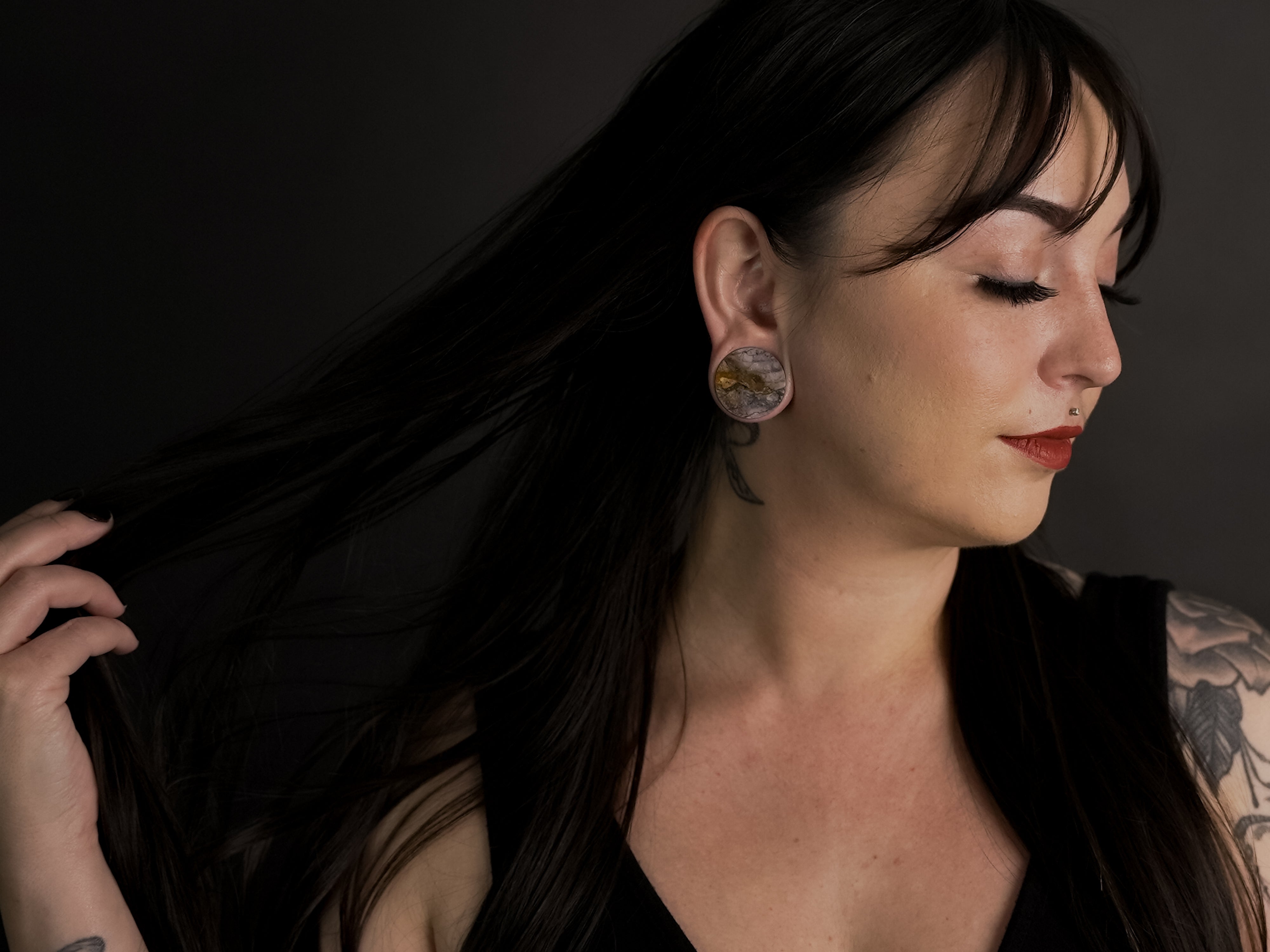 Willow Creek Jasper Stone Plugs