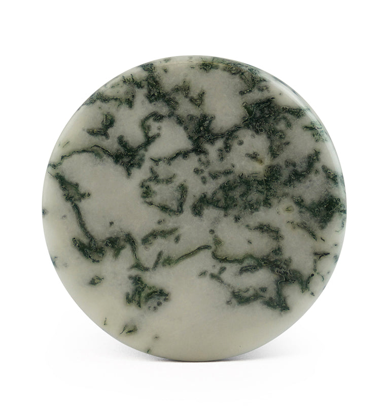 Winter Moss Agate Stone Plugs