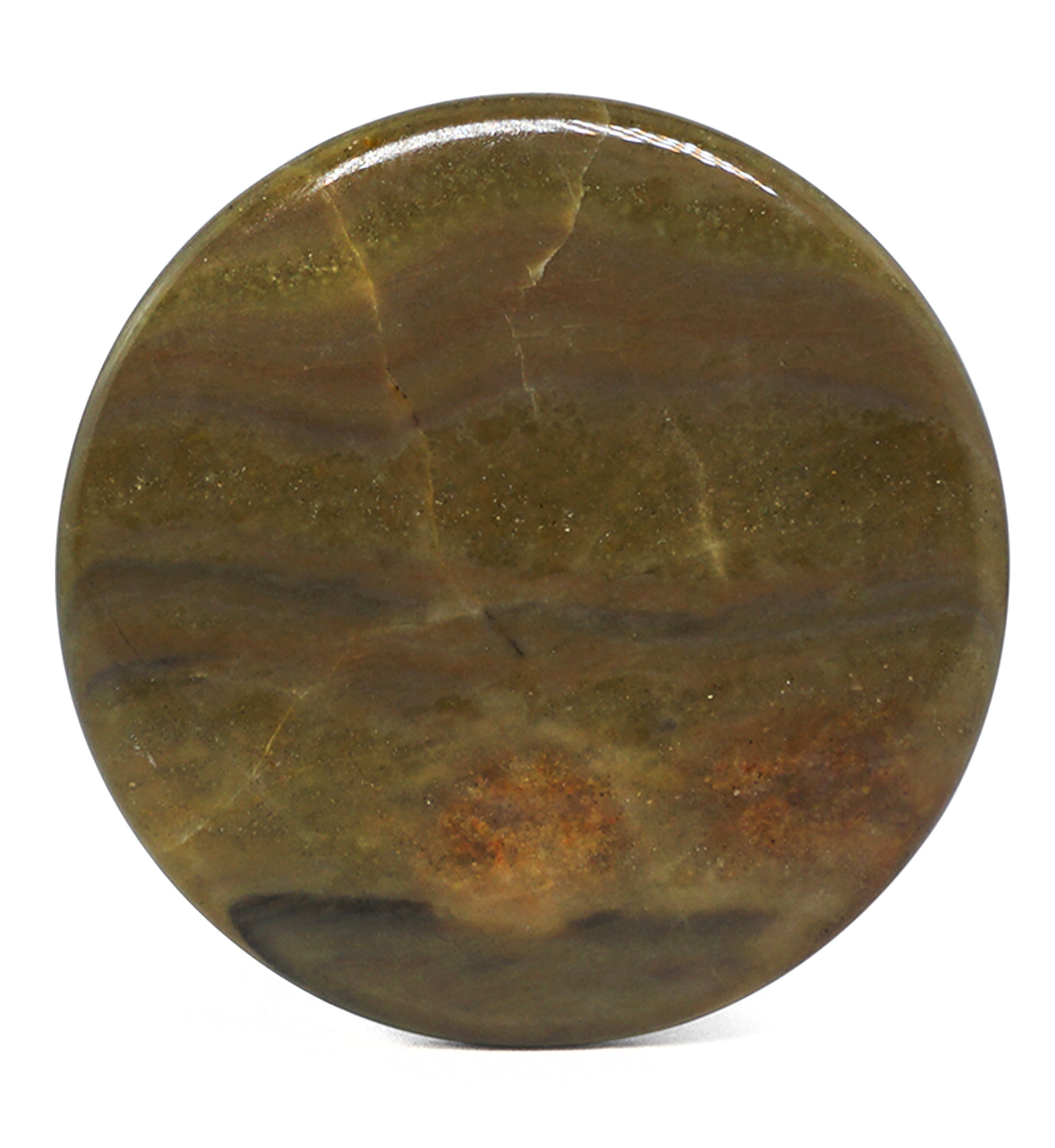 Wood Line Jasper Double Flare Stone Plugs