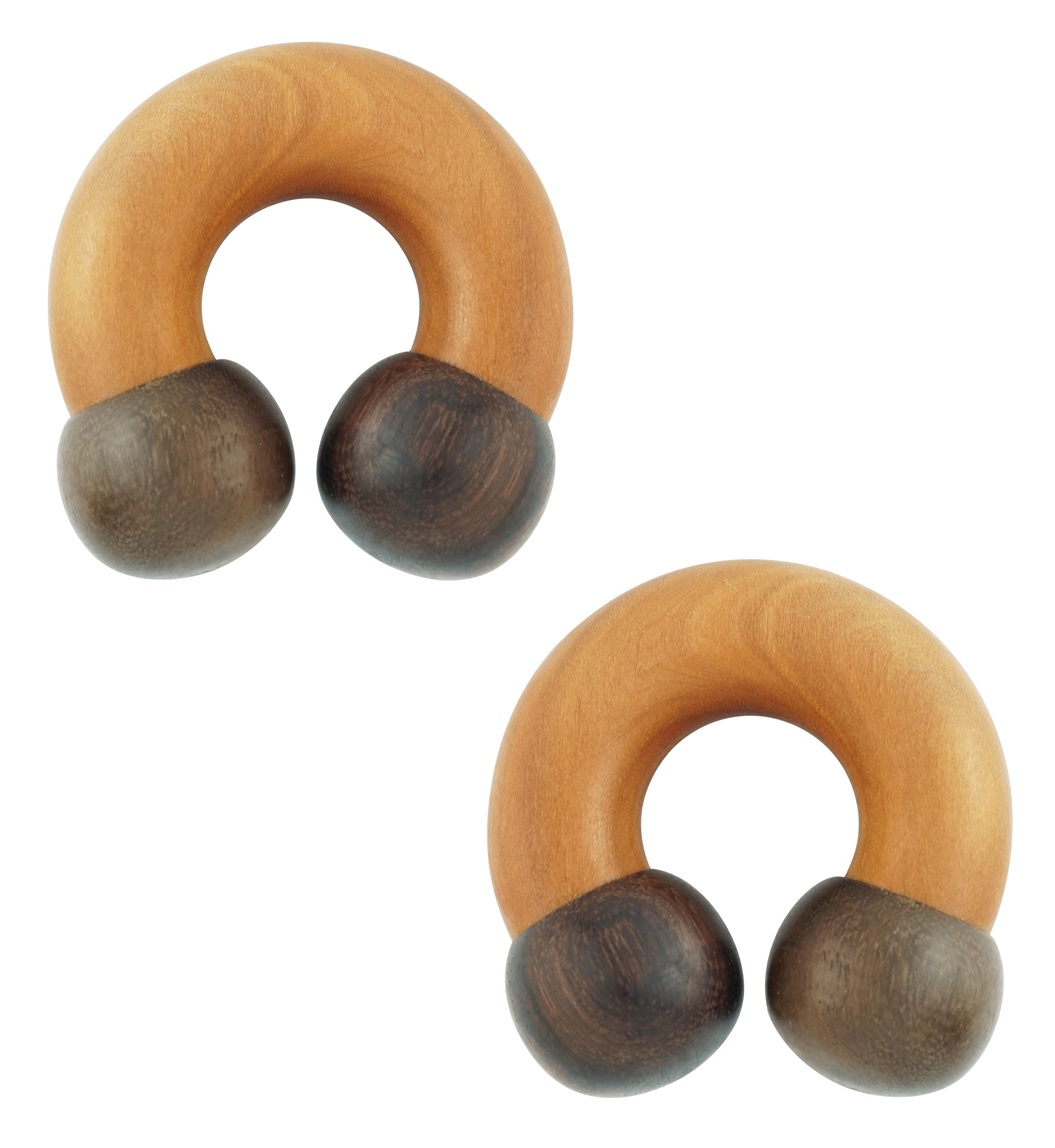 Wooden Circular Barbell Hoop Plugs