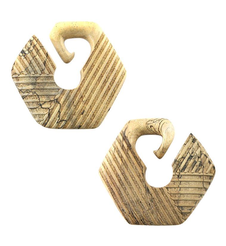 Stitch Tamarind Wooden Ear Weights