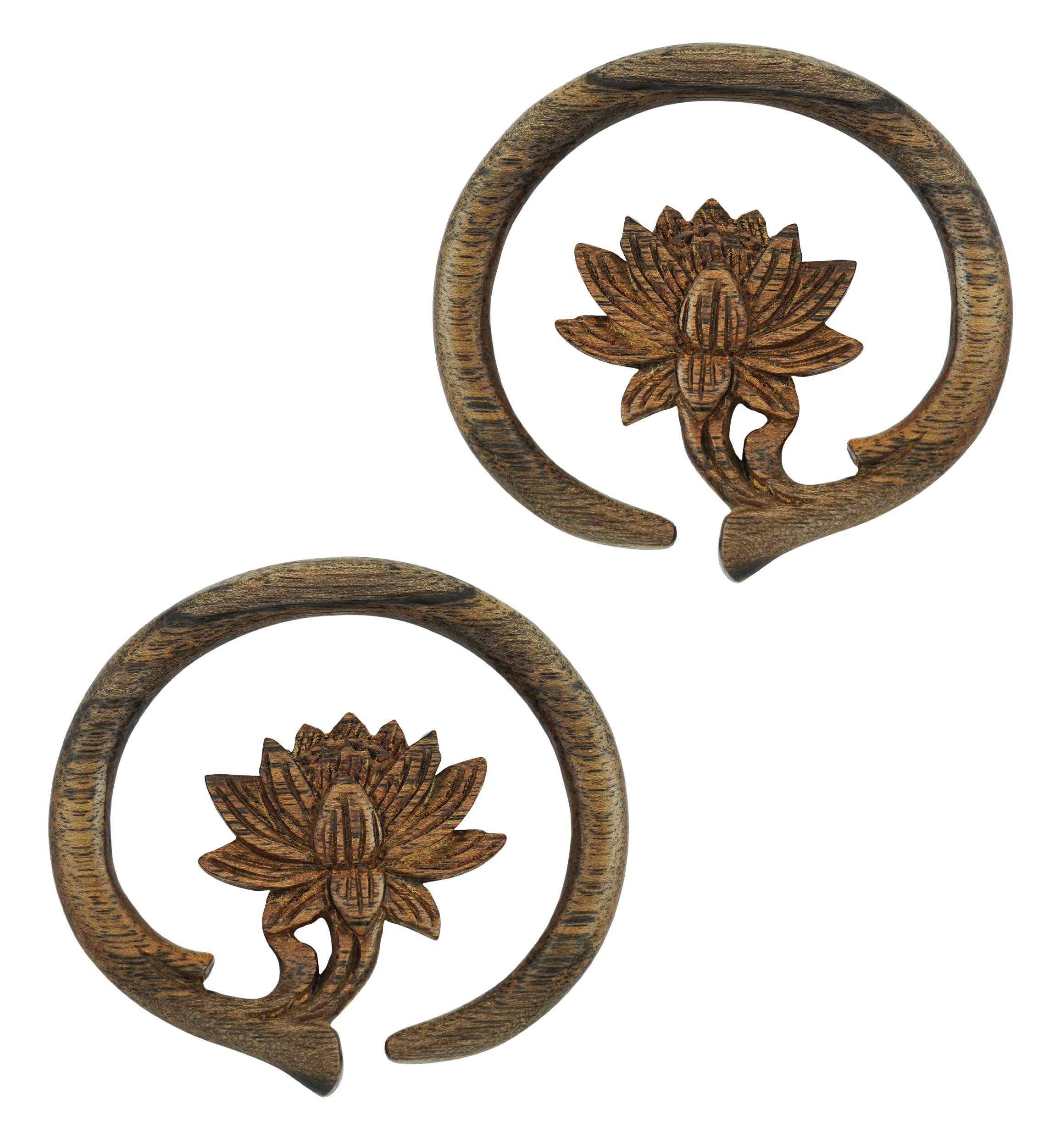 Wooden Water Lily Hoops