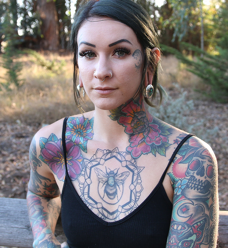 Abalone Knuckle White Brass Ear Weights