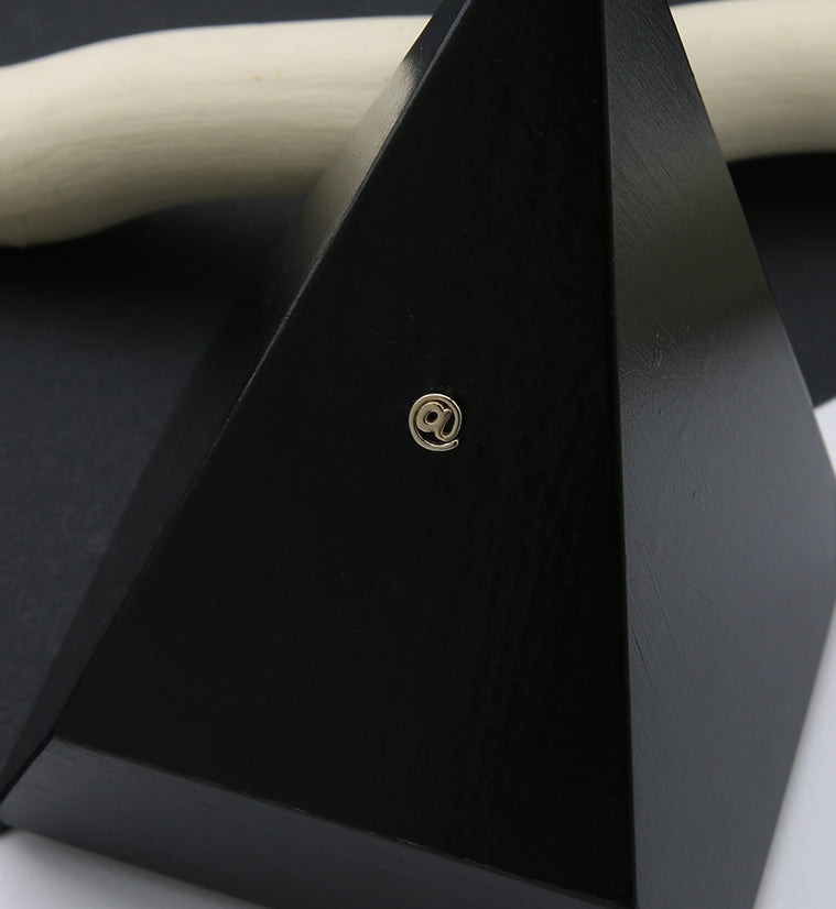 14kt Gold At Sign Threadless Top