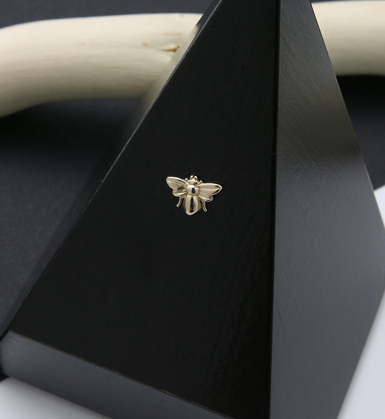 14kt Gold Bee Threadless Top