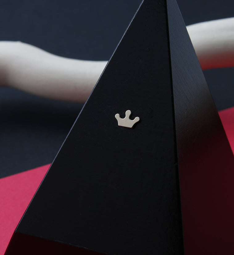 14kt Gold Crown Threadless Top