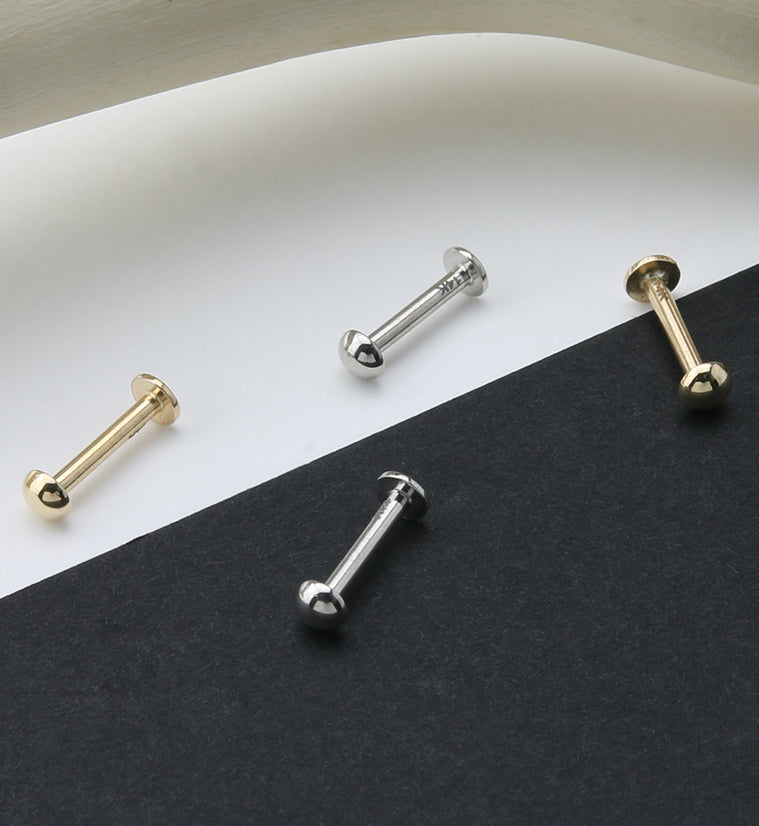 14kt Gold Dome Labret